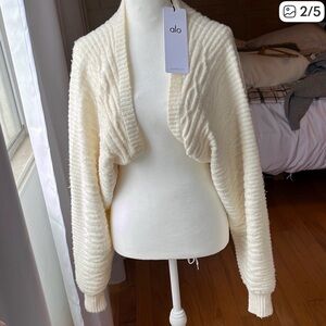 ALO Yoga Women's Ivory Shrug